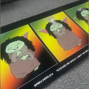 Wall Art Print BOBY YODA x BOB MARLEY